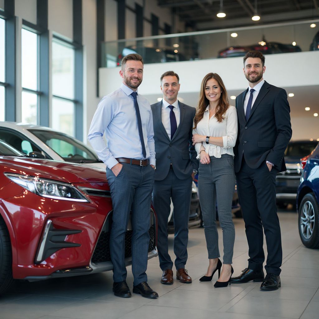 Equipo Auto Argentina en oficina moderna