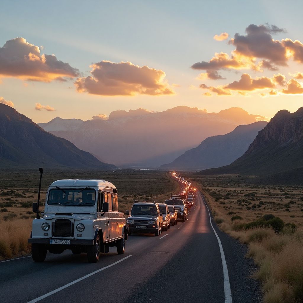 Ruta escénica en grupo